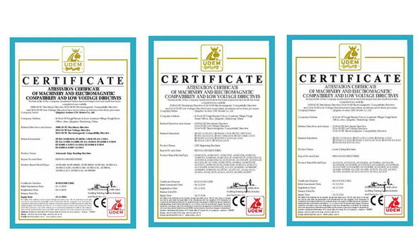 Chine Qingdao Aoshuo CNC Router Co., Ltd. Certifications